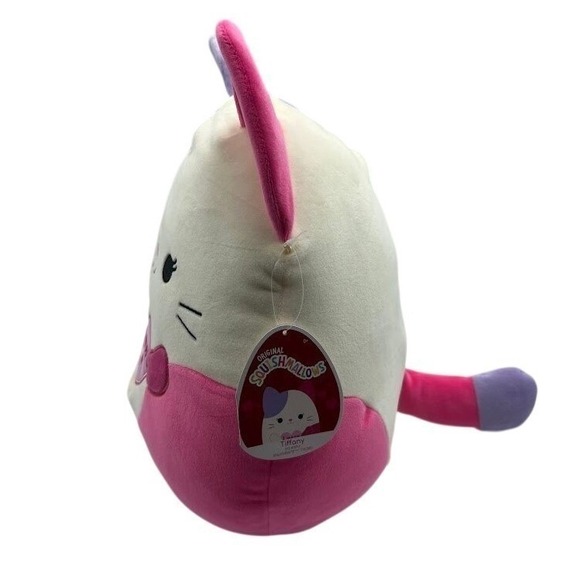 Squishmallows 12" Tiffany Cat Plush Heart I Meow You Valentine NEW - Picture 3 of 6
